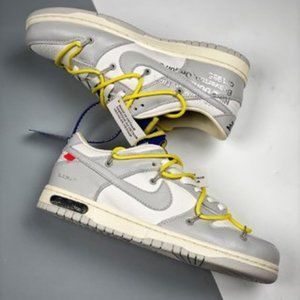 Xiaohongshu hot style Off-White x NK Dunk OW joint "The 50" low-top sports casua